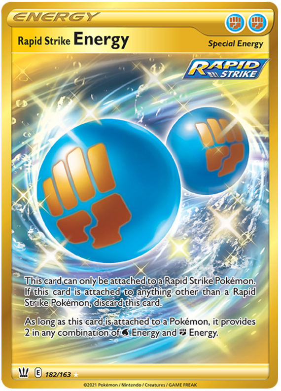 Rapid Strike Energy (182/163) [Sword & Shield: Battle Styles] | Exor Games New Glasgow