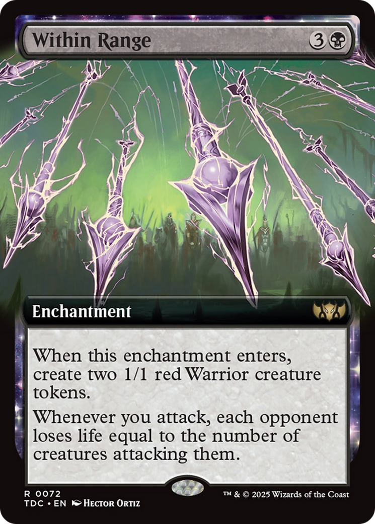 Within Range (Extended Art) [Tarkir: Dragonstorm Commander] | Exor Games New Glasgow
