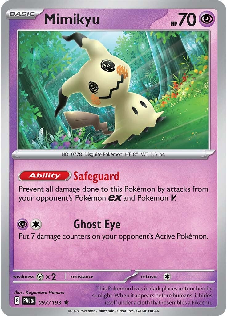 Mimikyu (097/193) [Scarlet & Violet: Paldea Evolved] | Exor Games New Glasgow