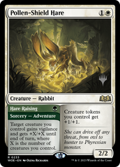 Pollen-Shield Hare // Hare Raising (Promo Pack) [Wilds of Eldraine Promos] | Exor Games New Glasgow