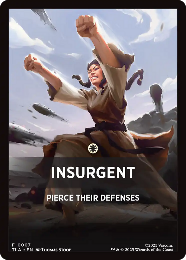 Insurgent Theme Card [Avatar: The Last Airbender Tokens] | Exor Games New Glasgow