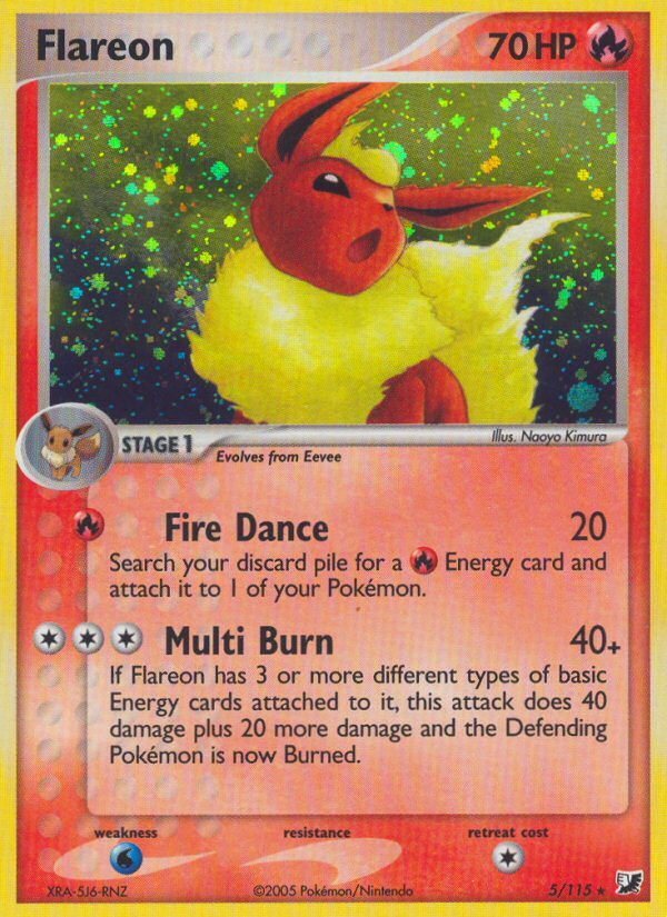 Flareon (5/115) [EX: Unseen Forces] | Exor Games New Glasgow