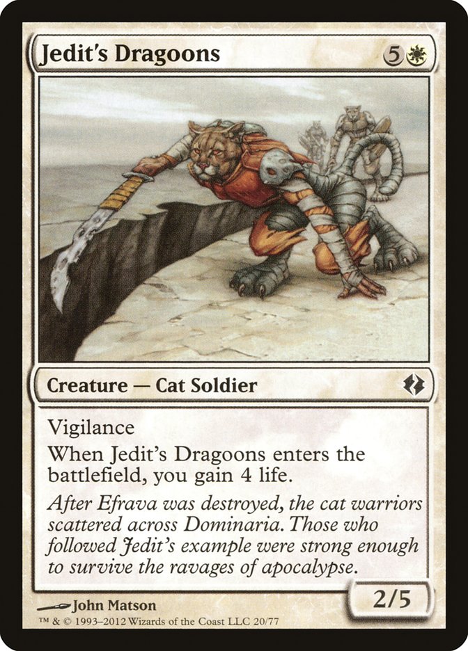 Jedit's Dragoons [Duel Decks: Venser vs. Koth] | Exor Games New Glasgow