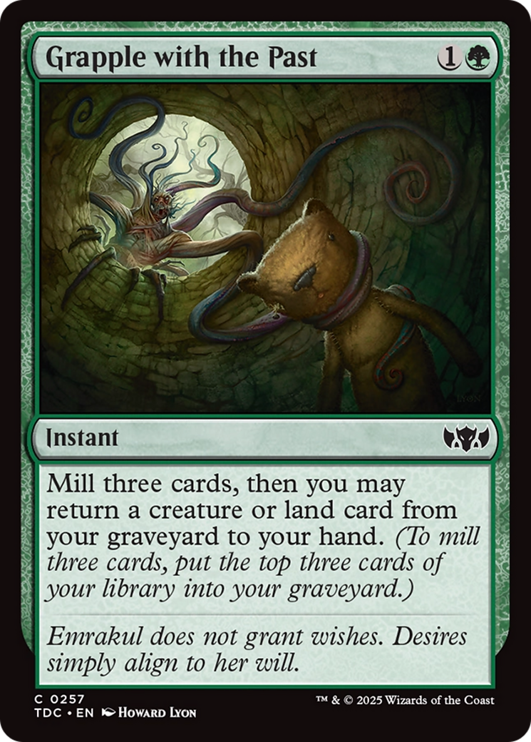 Grapple with the Past [Tarkir: Dragonstorm Commander] | Exor Games New Glasgow