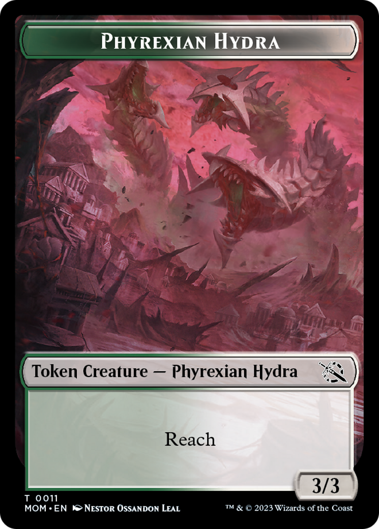 Phyrexian Hydra Token (11) [March of the Machine Tokens] | Exor Games New Glasgow