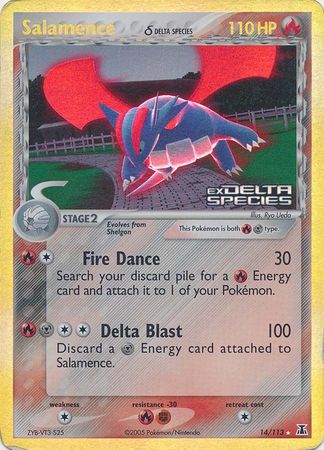 Salamence (14/113) (Delta Species) (Stamped) [EX: Delta Species] | Exor Games New Glasgow