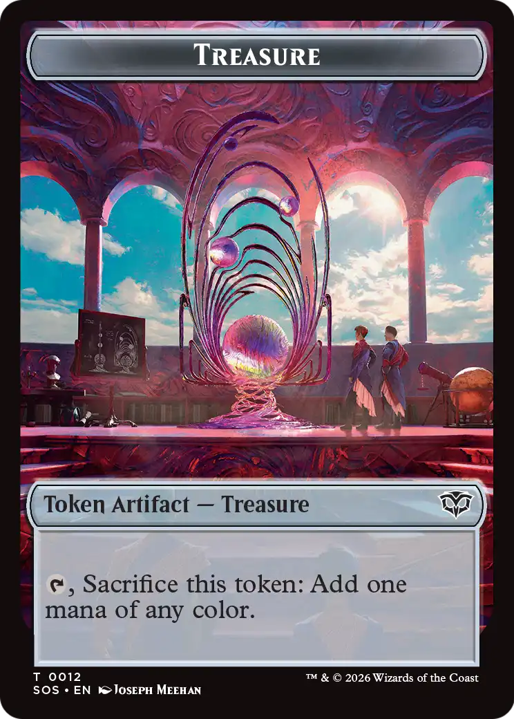 Treasure // Food Double-Sided Token [Secrets of Strixhaven Tokens] | Exor Games New Glasgow