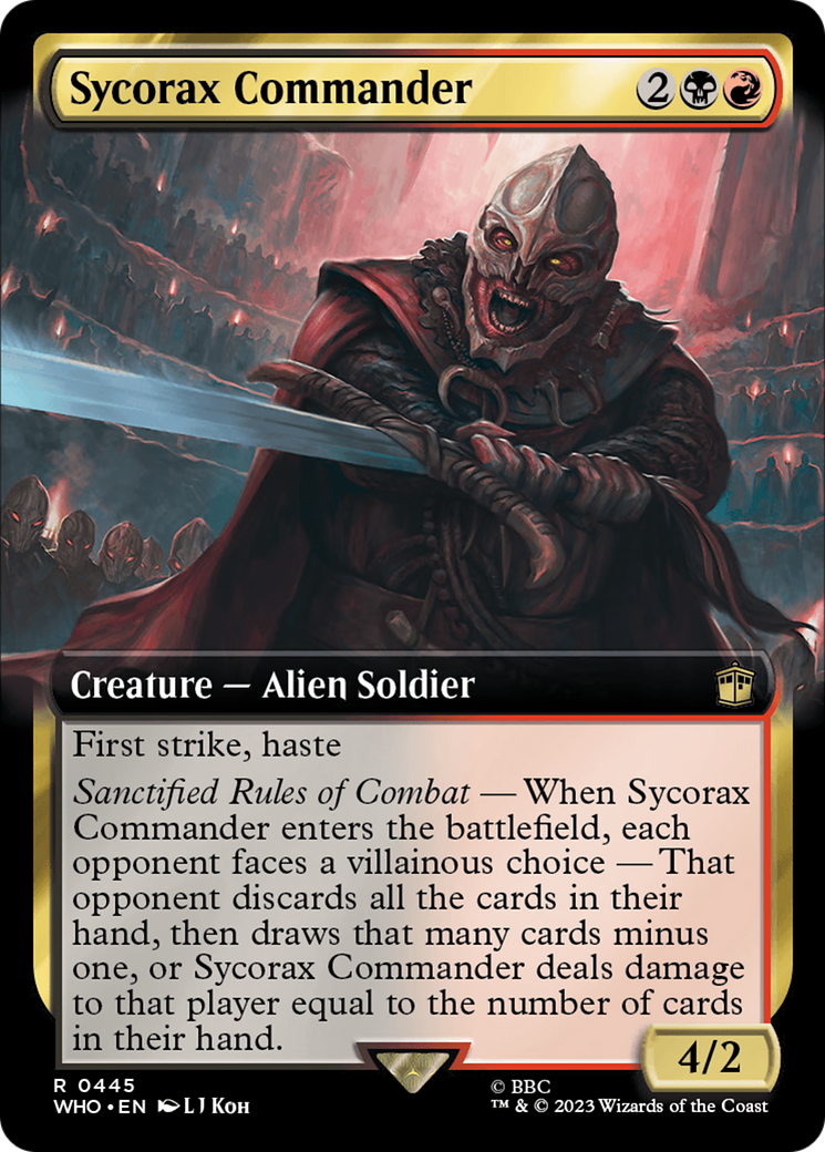 Sycorax Commander (Extended Art) [Doctor Who] | Exor Games New Glasgow