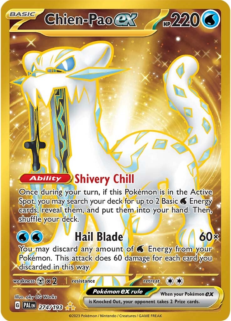 Chien-Pao ex (274/193) [Scarlet & Violet: Paldea Evolved] | Exor Games New Glasgow