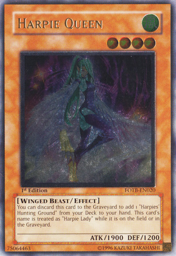 Harpie Queen [FOTB-EN020] Ultimate Rare | Exor Games New Glasgow