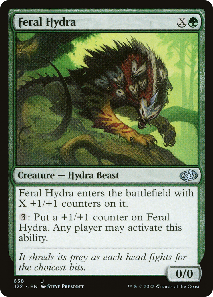 Feral Hydra [Jumpstart 2022] | Exor Games New Glasgow