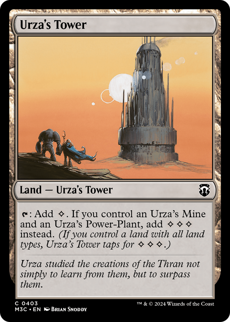 Urza's Tower (Ripple Foil) [Modern Horizons 3 Commander] | Exor Games New Glasgow