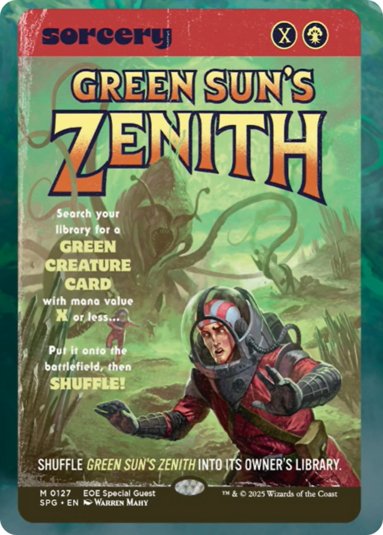 Green Sun's Zenith (Showcase) [Edge of Eternities Special Guests] | Exor Games New Glasgow