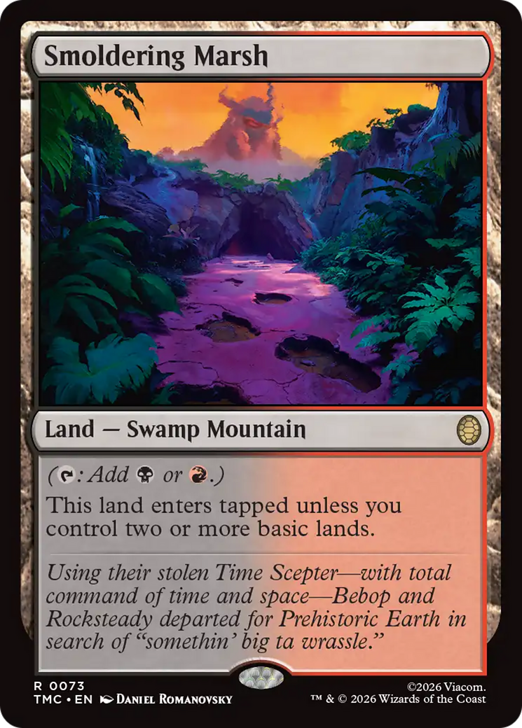 Smoldering Marsh [Teenage Mutant Ninja Turtles Commander] | Exor Games New Glasgow