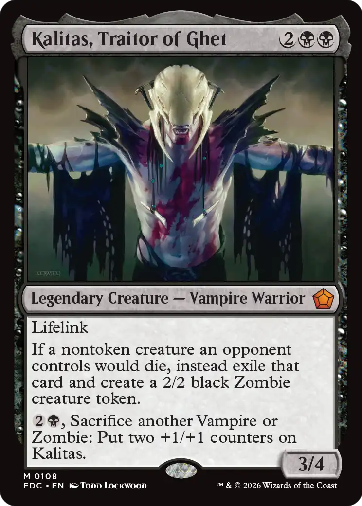 Kalitas, Traitor of Ghet [Foundations Commander] | Exor Games New Glasgow