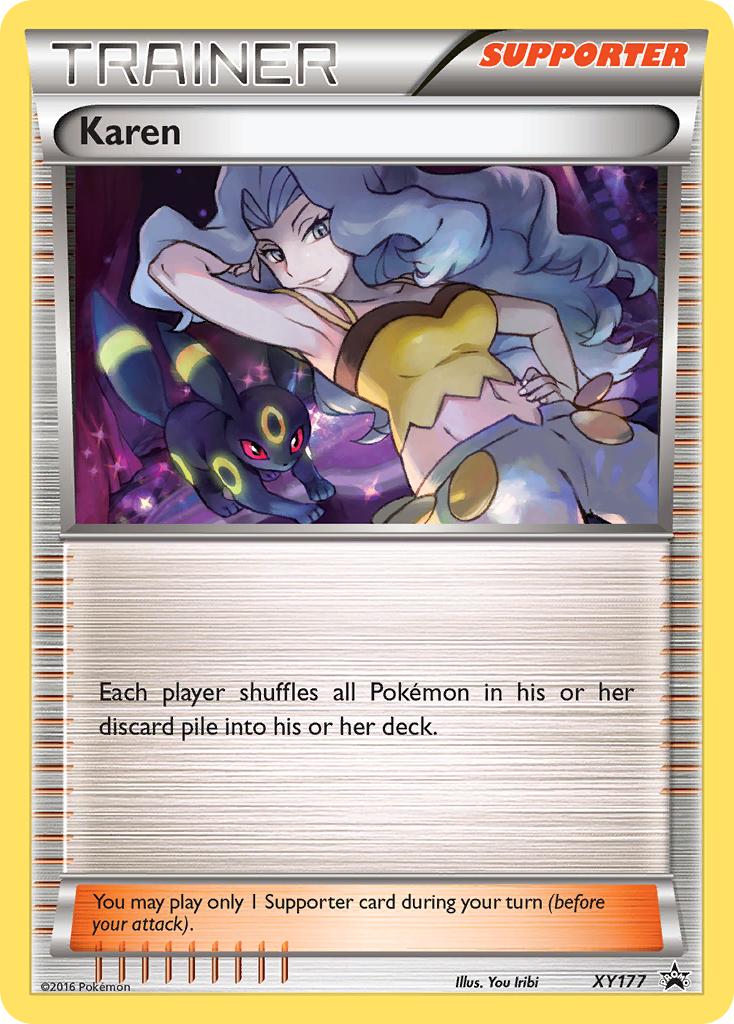 Karen (XY177) [XY: Black Star Promos] | Exor Games New Glasgow