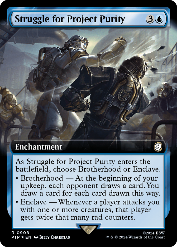 Struggle for Project Purity (Extended Art) (Surge Foil) [Fallout] | Exor Games New Glasgow