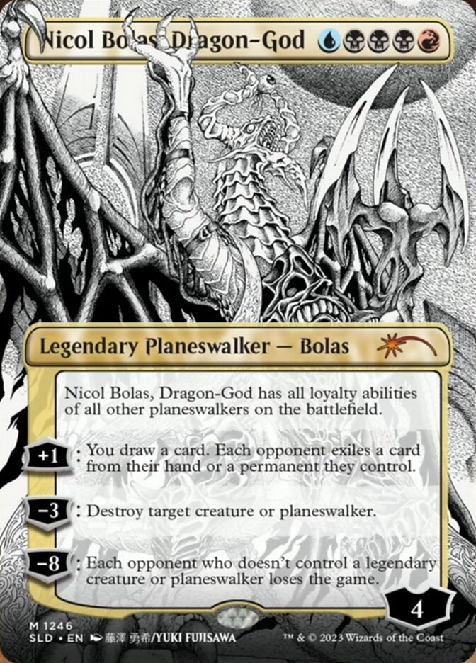 Nicol Bolas, Dragon-God (Borderless) [Secret Lair Drop Series] | Exor Games New Glasgow