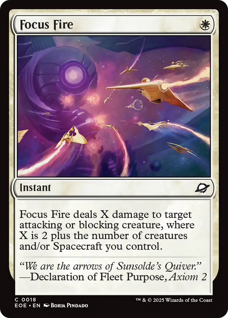 Focus Fire [Edge of Eternities] | Exor Games New Glasgow