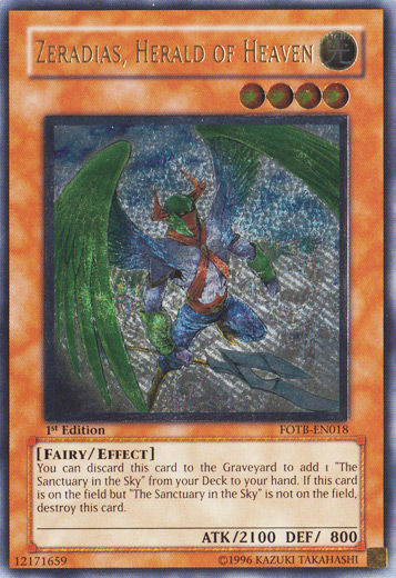 Zeradias, Herald of Heaven [FOTB-EN018] Ultimate Rare | Exor Games New Glasgow