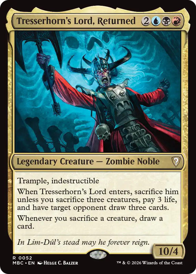 Tresserhorn's Lord, Returned [Mystery Booster: Commander Edition] | Exor Games New Glasgow