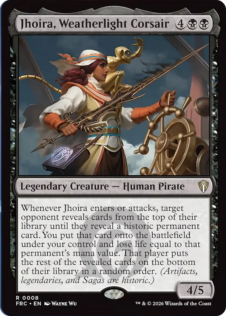 Jhoira, Weatherlight Corsair [Reality Fracture Commander] | Exor Games New Glasgow