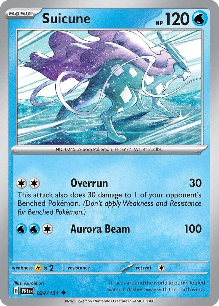 Suicune (024/131) [Scarlet & Violet: Prismatic Evolutions] | Exor Games New Glasgow