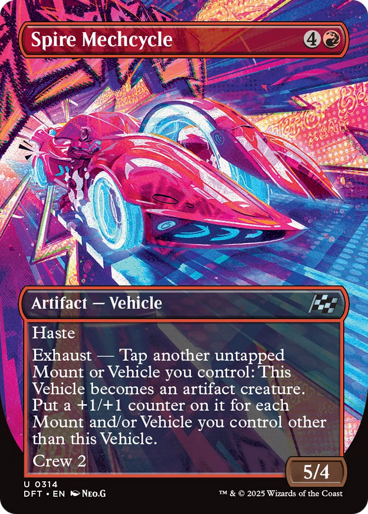 Spire Mechcycle (Borderless) [Aetherdrift] | Exor Games New Glasgow