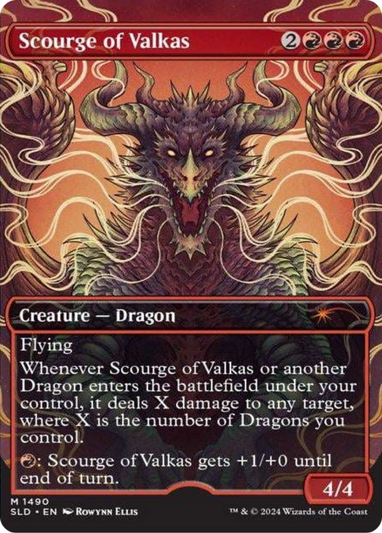 Scourge of Valkas (Rainbow Foil) [Secret Lair Drop Series] | Exor Games New Glasgow