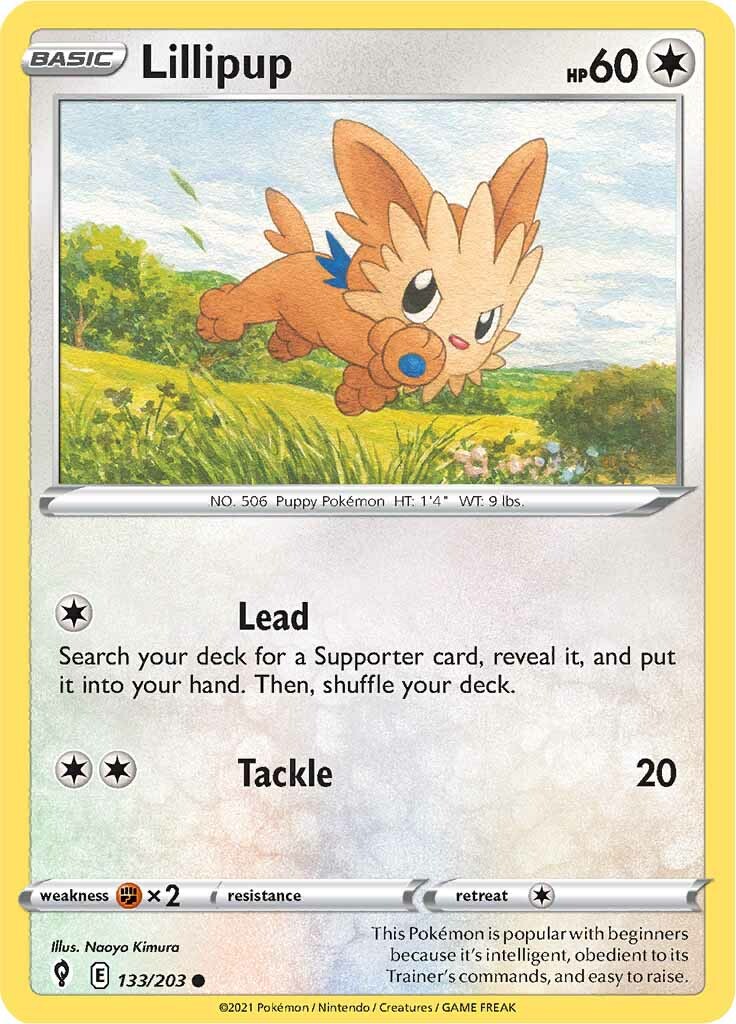 Lillipup (133/203) [Sword & Shield: Evolving Skies] | Exor Games New Glasgow