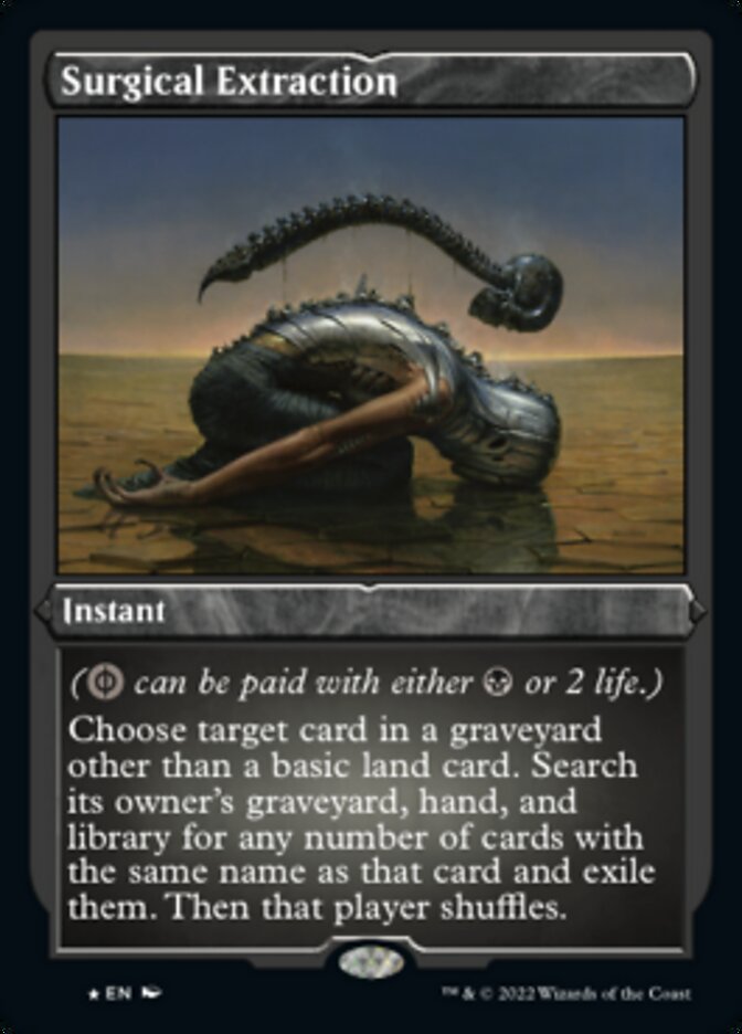 Surgical Extraction (Foil Etched) [Double Masters 2022] | Exor Games New Glasgow