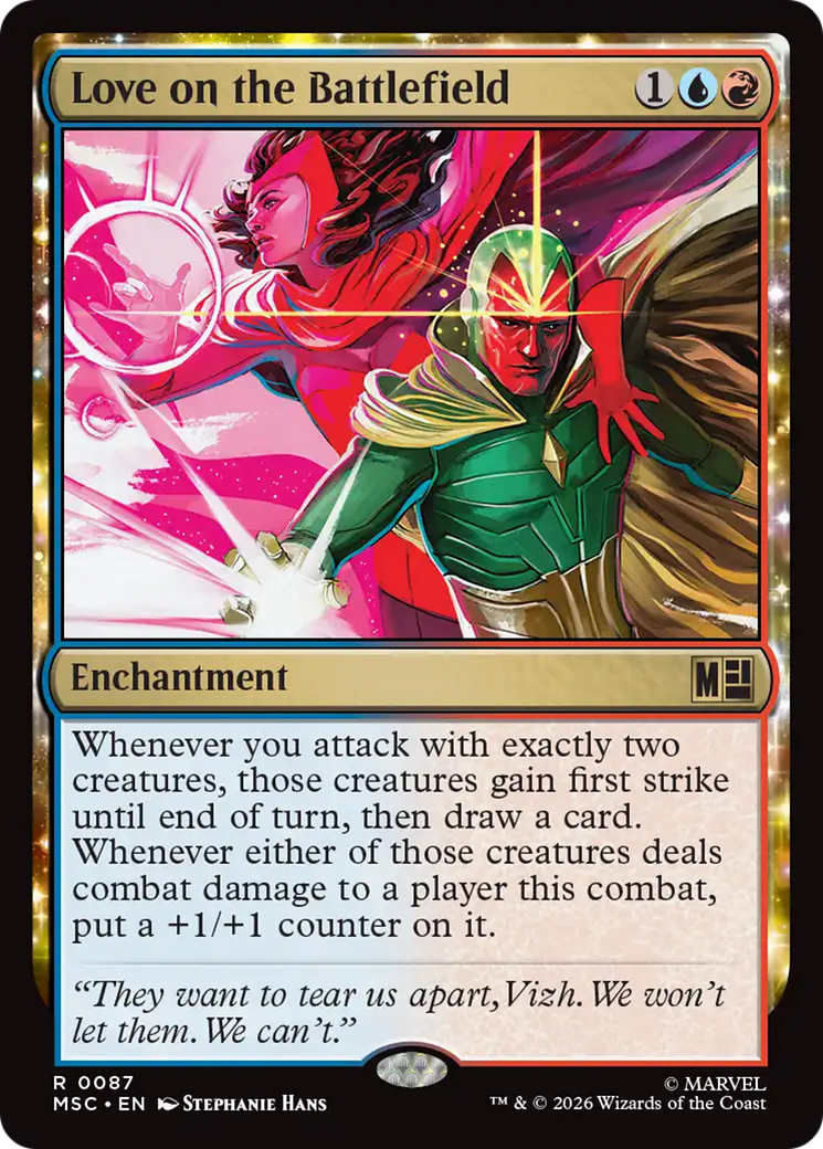 Love on the Battlefield (Surge Foil) [Marvel Super Heroes Commander] | Exor Games New Glasgow