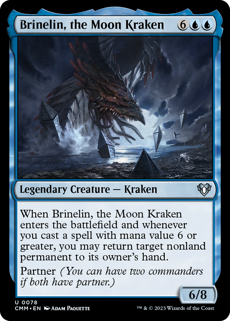 Brinelin, the Moon Kraken [Commander Masters] | Exor Games New Glasgow