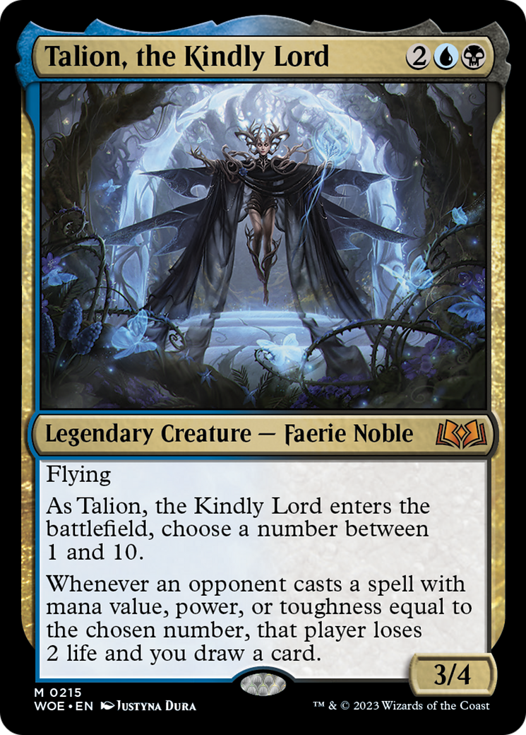 Talion, the Kindly Lord [Wilds of Eldraine] | Exor Games New Glasgow