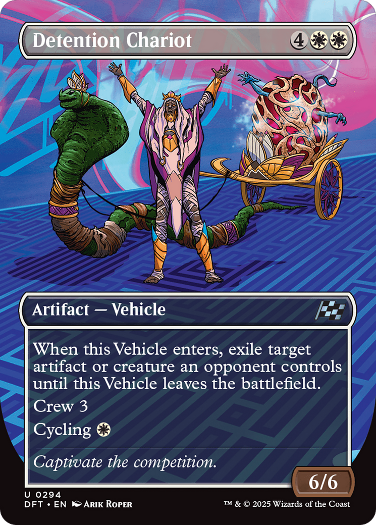 Detention Chariot (Borderless) [Aetherdrift] | Exor Games New Glasgow