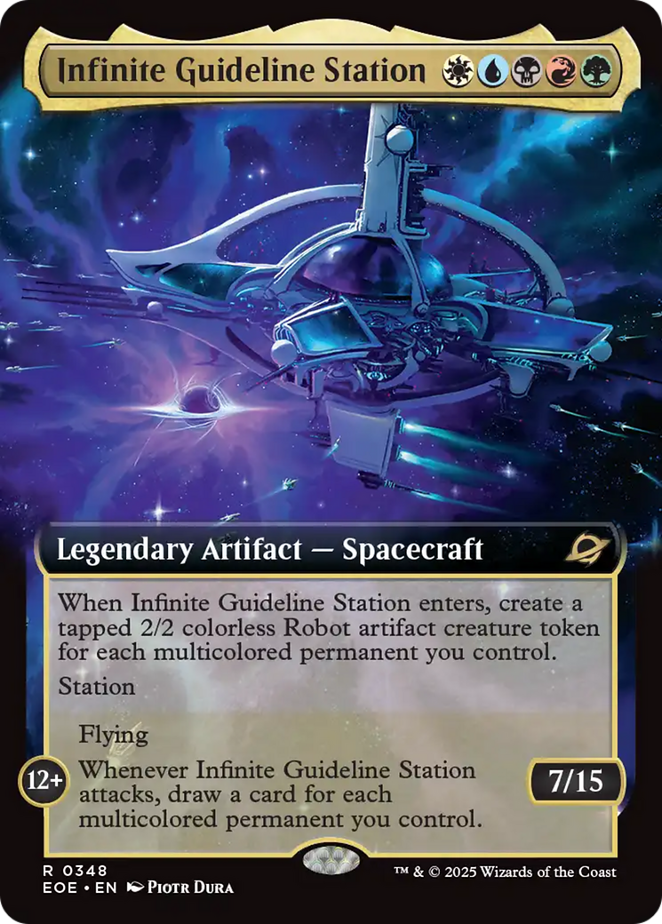 Infinite Guideline Station (Extended Art) [Edge of Eternities] | Exor Games New Glasgow