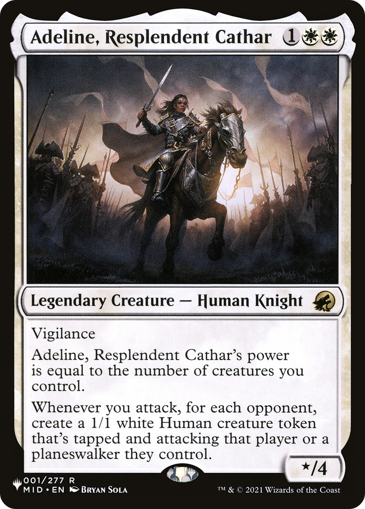 Adeline, Resplendent Cathar [The List] | Exor Games New Glasgow