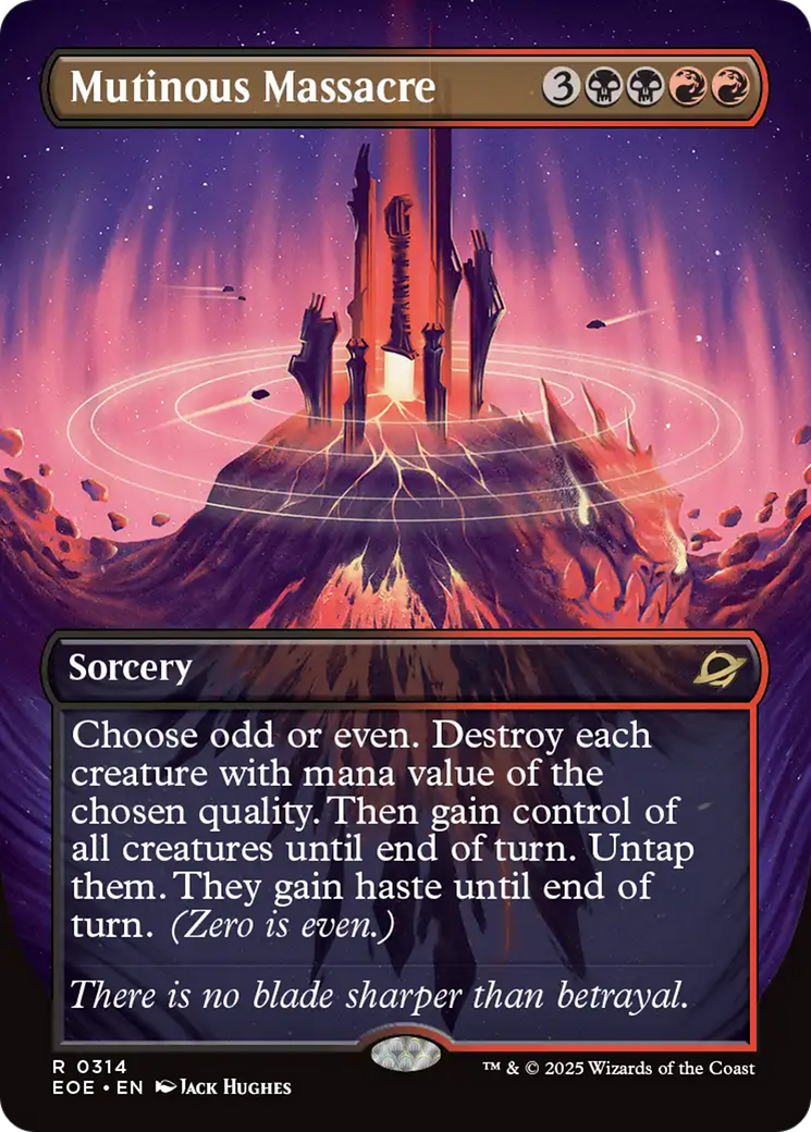 Mutinous Massacre (Borderless) [Edge of Eternities] | Exor Games New Glasgow