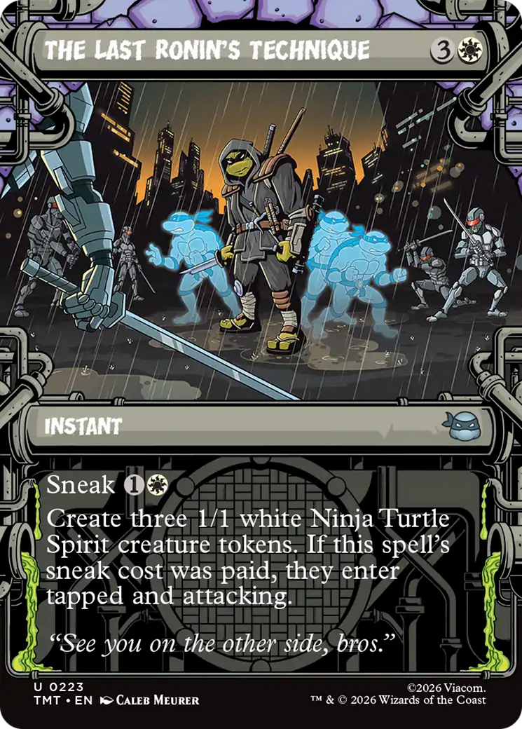 The Last Ronin's Technique (Showcase) [Teenage Mutant Ninja Turtles] | Exor Games New Glasgow