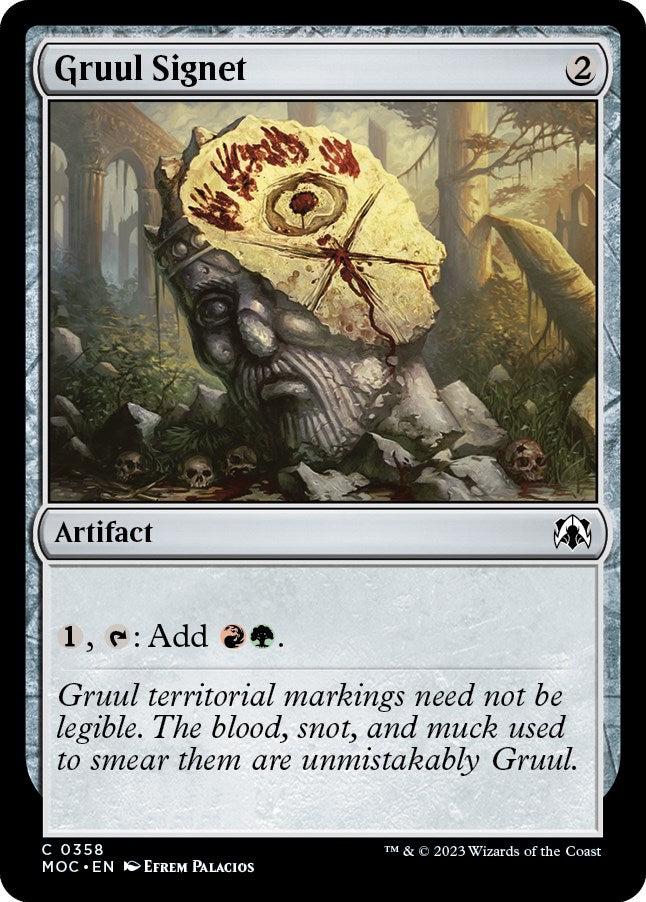 Gruul Signet [March of the Machine Commander] | Exor Games New Glasgow