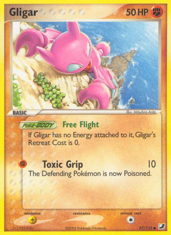 Gligar (57/115) [EX: Unseen Forces] | Exor Games New Glasgow