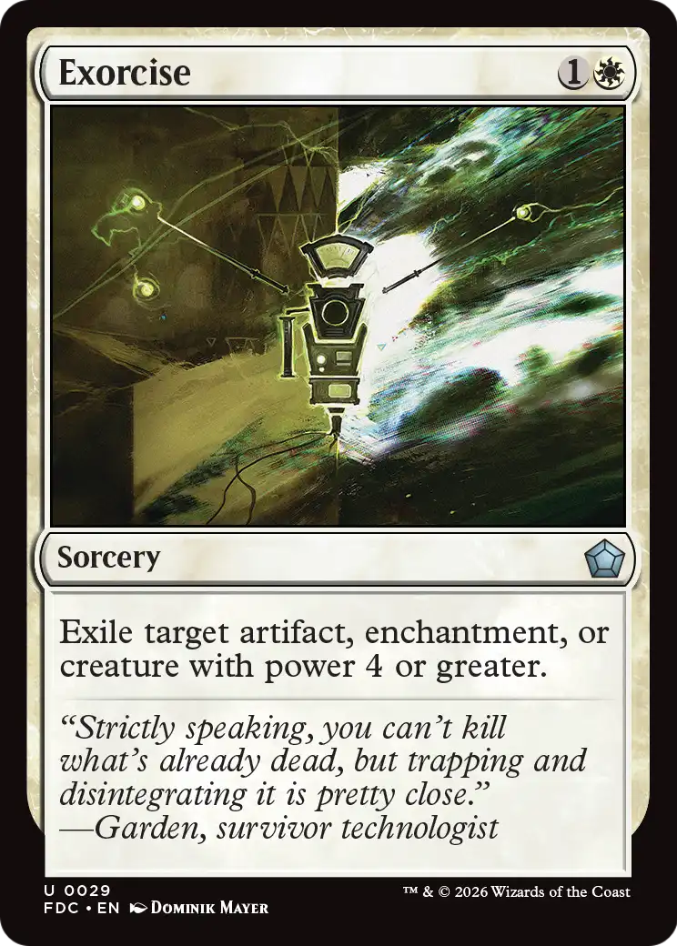 Exorcise [Foundations Commander] | Exor Games New Glasgow
