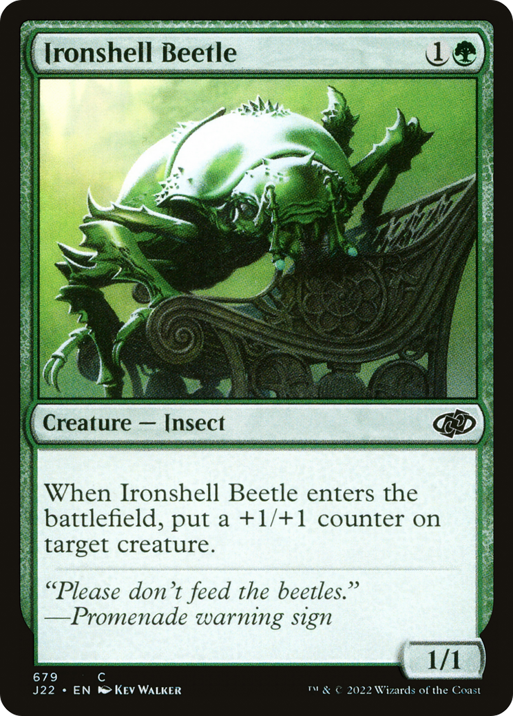 Ironshell Beetle [Jumpstart 2022] | Exor Games New Glasgow