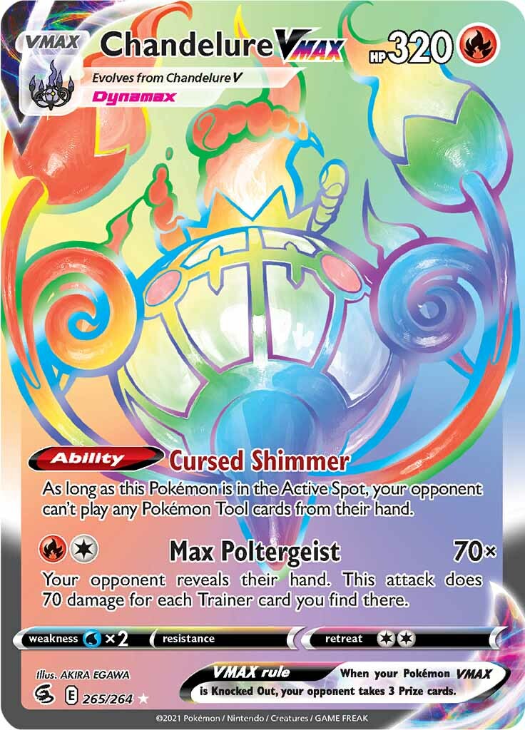 Chandelure VMAX (265/264) [Sword & Shield: Fusion Strike] | Exor Games New Glasgow