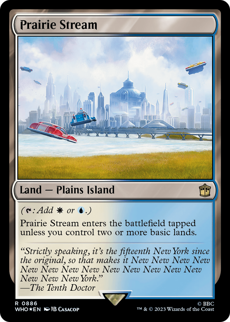 Prairie Stream (Surge Foil) [Doctor Who] | Exor Games New Glasgow