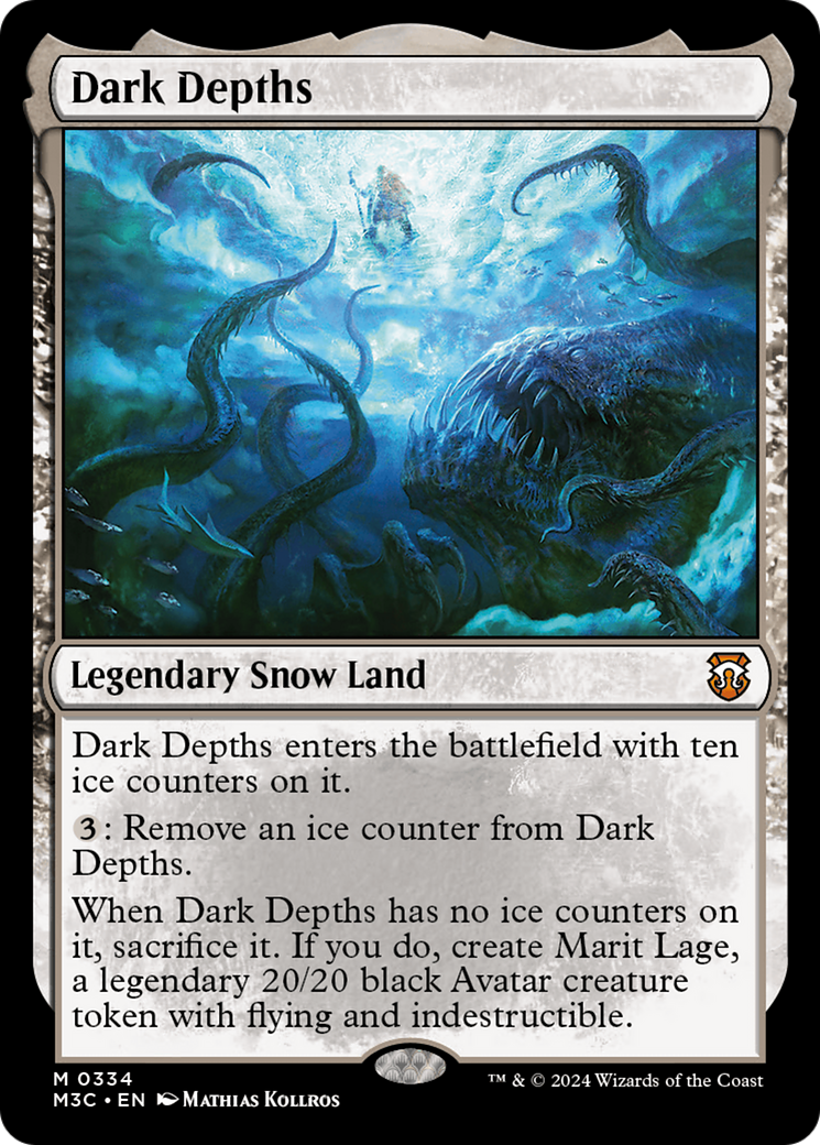 Dark Depths (Ripple Foil) [Modern Horizons 3 Commander] | Exor Games New Glasgow