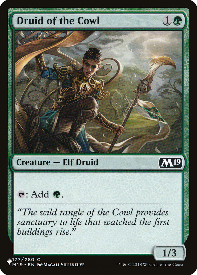 Druid of the Cowl [The List] | Exor Games New Glasgow