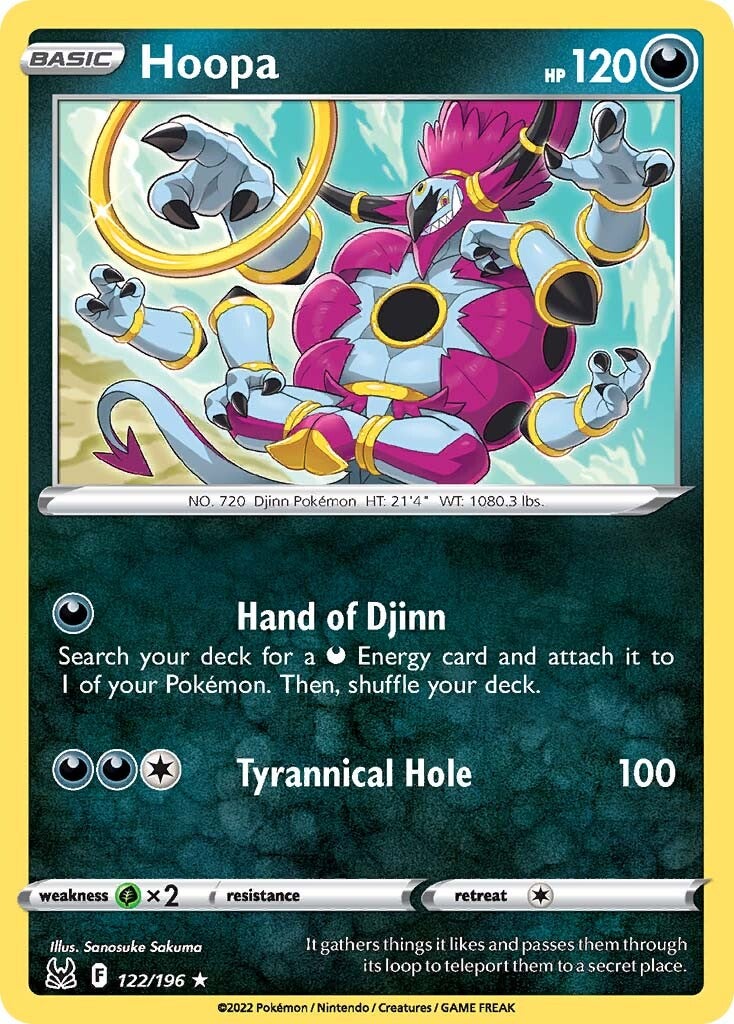 Hoopa (122/196) [Sword & Shield: Lost Origin] | Exor Games New Glasgow