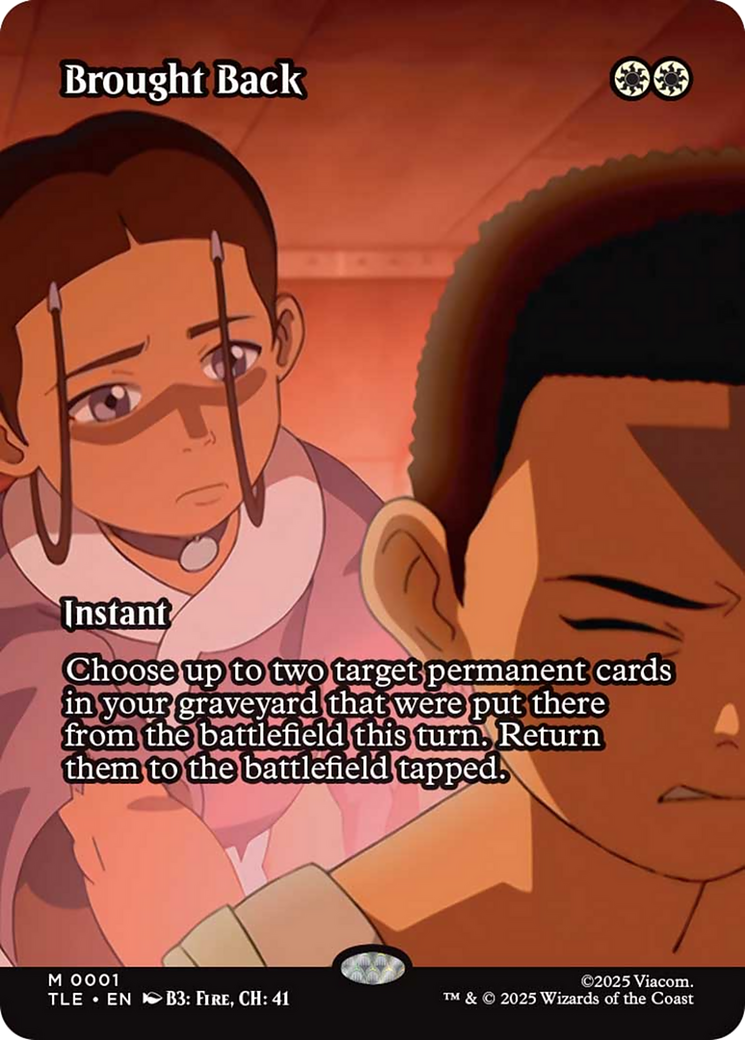 Brought Back (Borderless) [Avatar: The Last Airbender: Eternal-Legal] | Exor Games New Glasgow