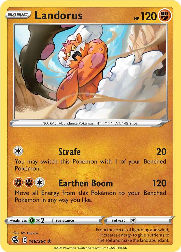 Landorus (148/264) [Sword & Shield: Fusion Strike] | Exor Games New Glasgow